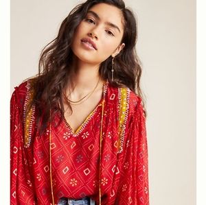 Anthropologie Verb Lulita Peasant Blouse